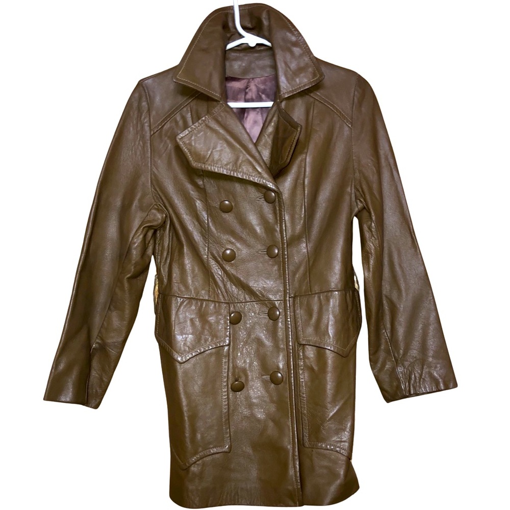 Original Annshire Vintage Union made in USA leather Coat